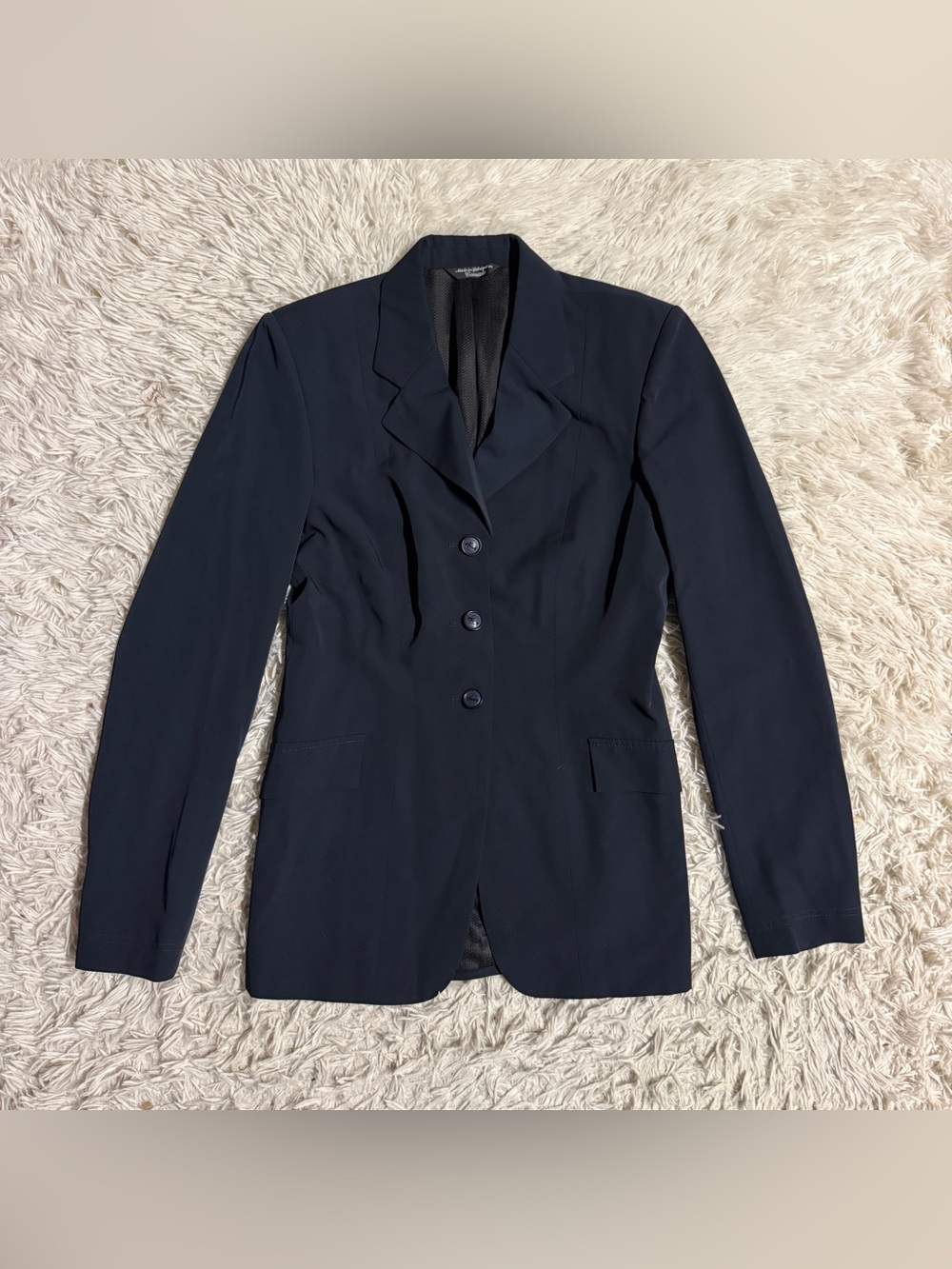Women’s Size 12T Slim Navy Grand Prix Horseback Riding Show Coat. Good Cond.
